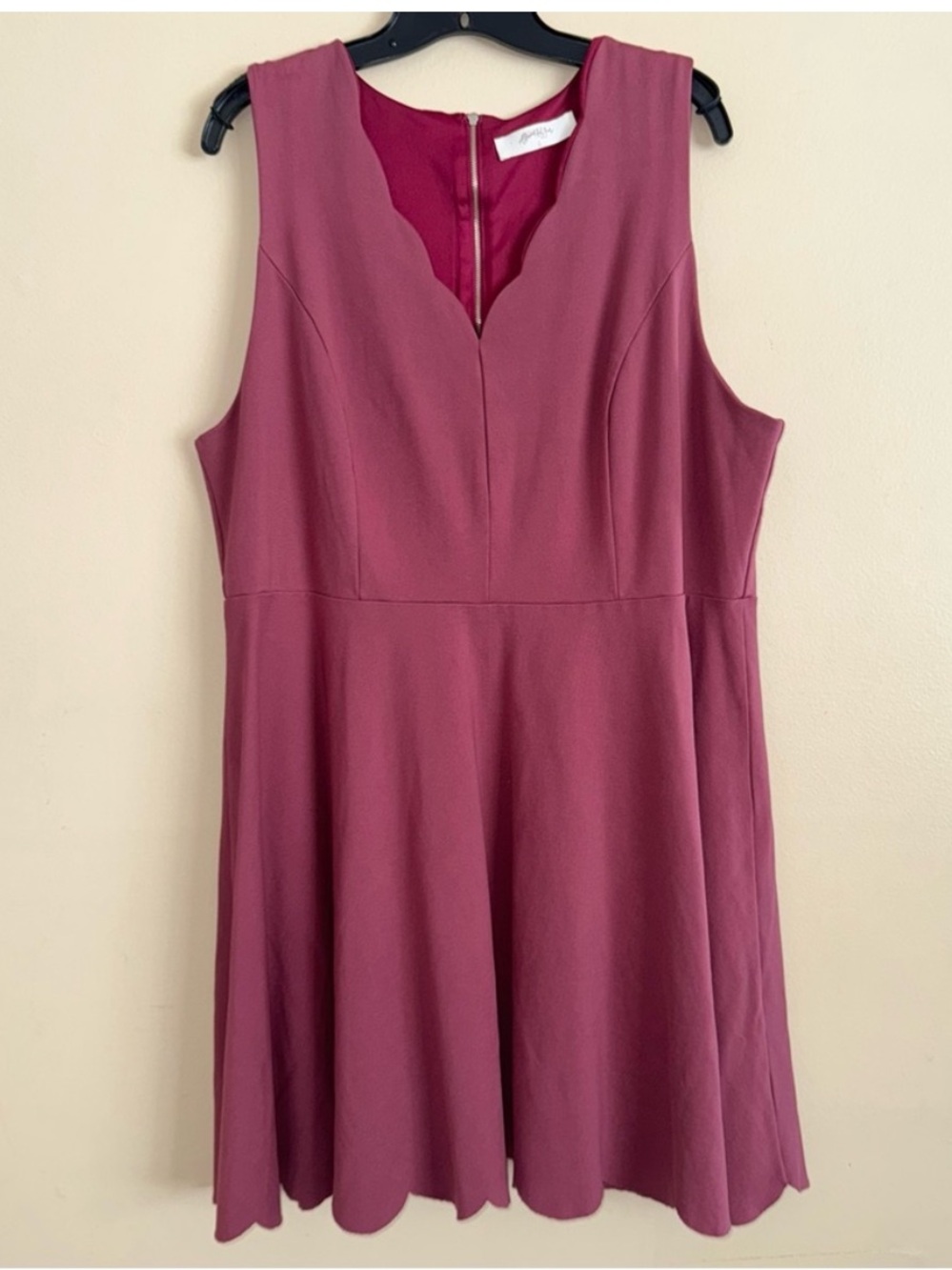 A Beautiful Soul Plus Size Pink Skater Sleeveless Dress Size C (3X) NWOT!
